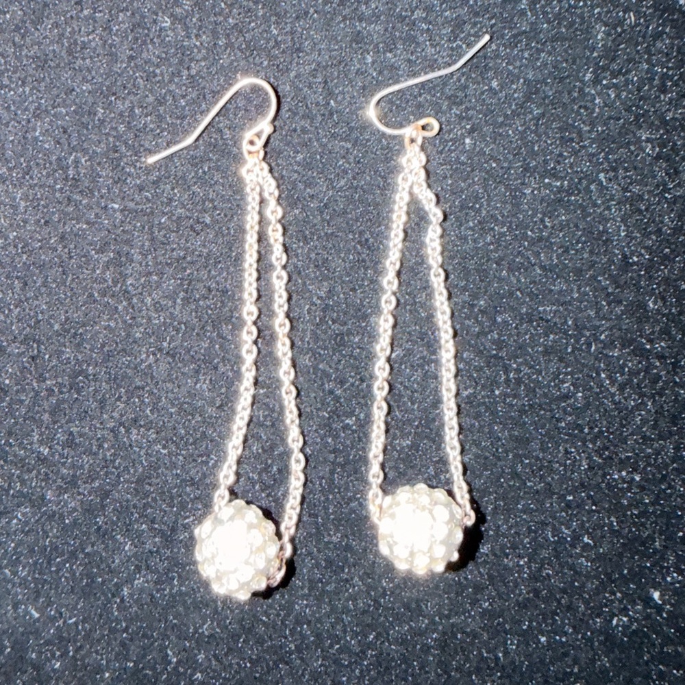 Elegant Silver Dangle Earrings